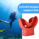 thumbnail image 1 of Boquillas De Buceo Boquillas De Buceo Boquillas de buceo de silicona Accesorios de respiración segura bajo el agua (Rojo), 1 of 6