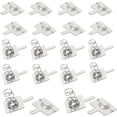 thumbnail image 1 of Fielect 20Pairs AA Battery Spring Plate AA Battery Positive Negative Conversion Spring Contact Nickeling Plate 13.5mmx11.5mm, 1 of 6