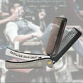thumbnail image 6 of Folding Anti-Static No Snag All Purpose Hair and Beard Comb Beauty Tools For Men, 6 of 8