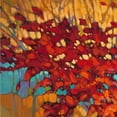 thumbnail image 2 of J., Charles 20x20 Black Ornate Wood Framed with Double Matting Museum Art Print Titled - Abstract Autumn 1, 2 of 4