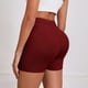 thumbnail image 4 of Pantalones Elásticos de Cintura para Mujeres Color Sólido Pantalones Cortos de Yoga de Cintura Alta Pantalones Delgados de Verano Casual, 4 of 6