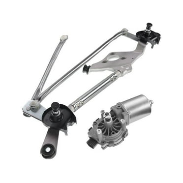 Front Windshield Wiper Arm / Linkage / Motor Assembly 2 - Compatible with 2009 - 2013 Toyota Corolla Sedan 2010 2011 2012