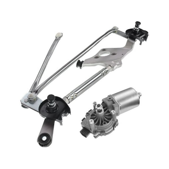 Front Windshield Wiper Arm / Linkage / Motor Assembly 2 - Compatible with 2009 - 2013 Toyota Corolla Sedan 2010 2011 2012