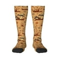 thumbnail image 2 of Lsque Brown Mushrooms Printed Crew Socks Men's Women's LightWeight Thin Casual Calf Socks ,Knee High Socks,Cotton Socks, 2 of 9