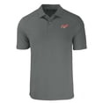 thumbnail image 2 of Men's Cutter & Buck Gray Dayton Flyers Big & Tall Forge Eco Stretch Recycled Polo, 2 of 3