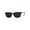 Matte Black 1.0, variant on Mens Rectangular Plastic Bifocal Reading Lens Sunreader Sunglasses Matte Black 2.75