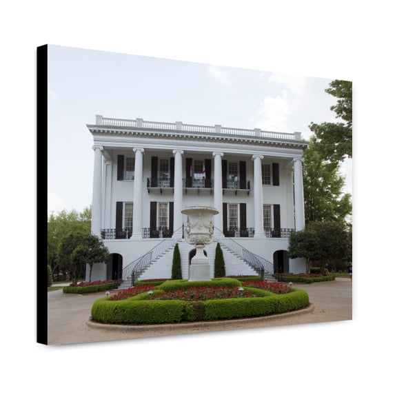 Canvas Print: President's Mansion, University Of Alabama, Tuscaloosa, Alabama