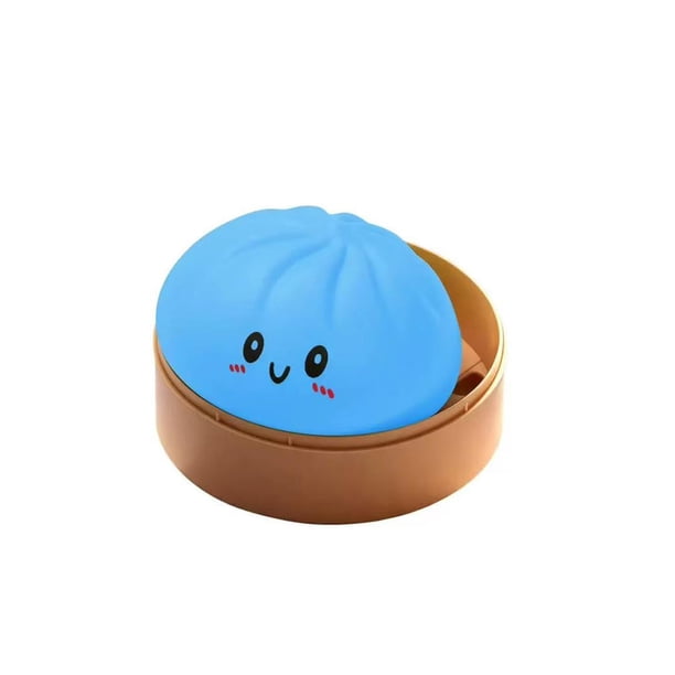 Pelota antiestrés GQTZHP, dumpling suave azul