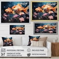 thumbnail image 4 of Designart "Aquariums Aquatic Dance Painting III" Animals Floater Framed Canvas Wall Art, 4 of 7