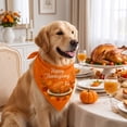 thumbnail image 5 of AYktou Fall Dog Bandanas, Thanksgiving Pet Bandana Reversible Adjustable Dog Neck Scarf, Cute Washable Pet Scarves for Halloween Holiday Parties Photography Medium Large Dogs Festive Dress Up, 5 of 7
