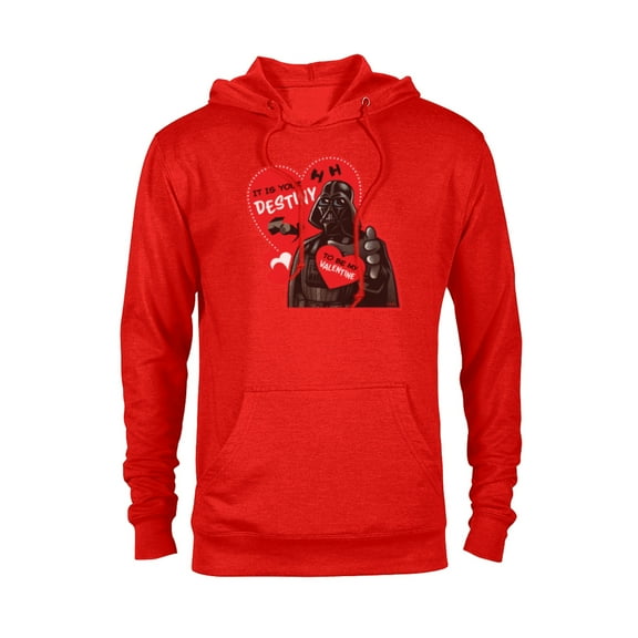 Star Wars Darth Vader It Is Your Destiny to be My Valentine - Pullover Hoodie for Adults – Customized-Red Heather