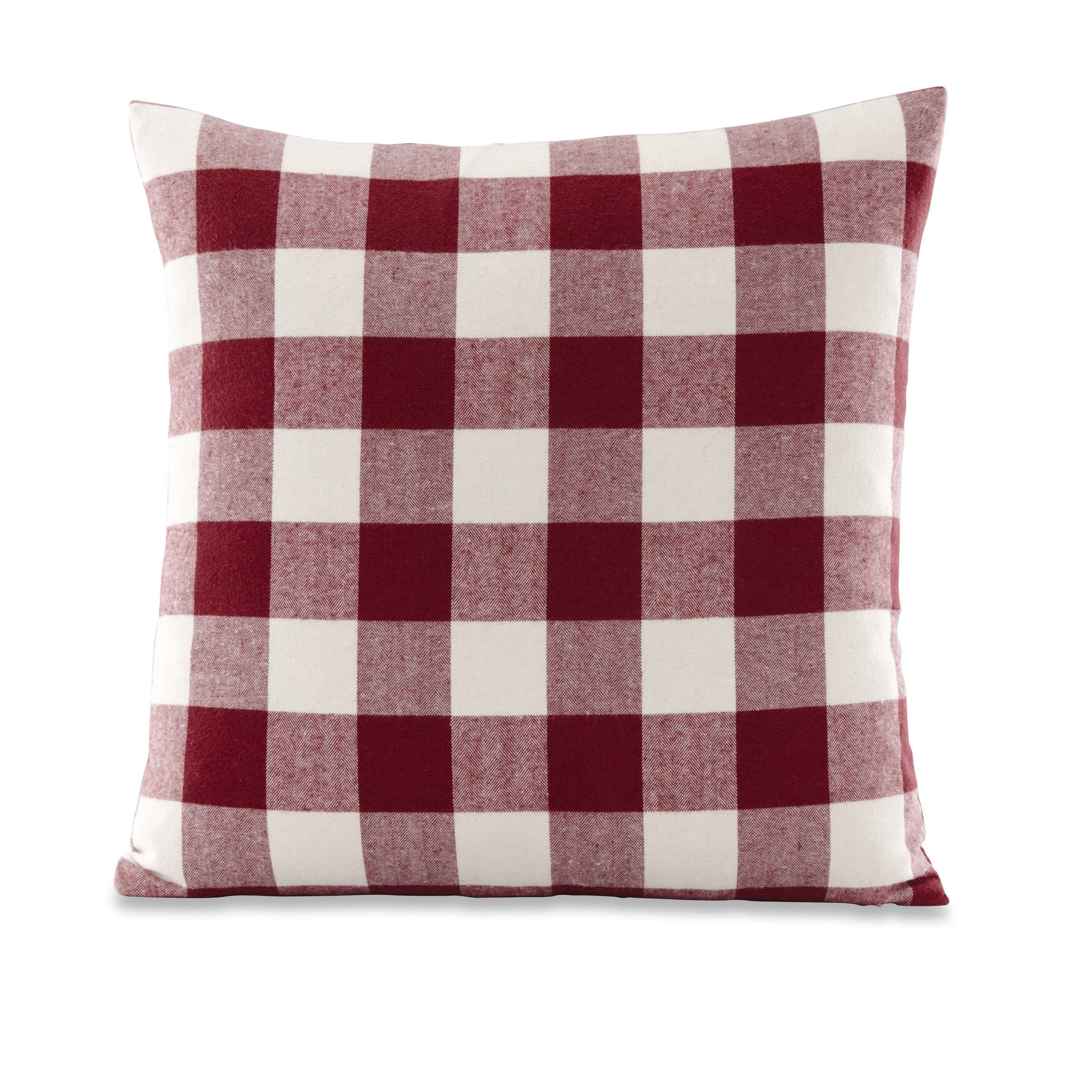 Red/Black Pillow Perfect Buffalo Plaid Decorative Lumbar Pillow 12 x 18