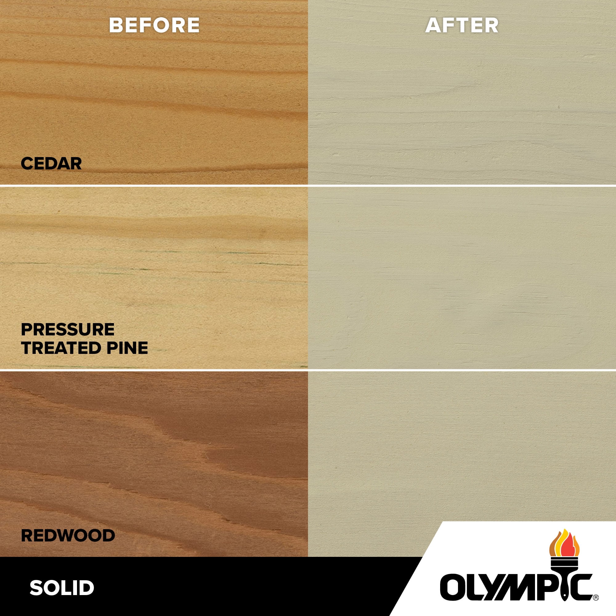 Olympic Maximum 1 GallonSC-1072 Shadow Mist Solid Color Exterior Stain and Sealer in One