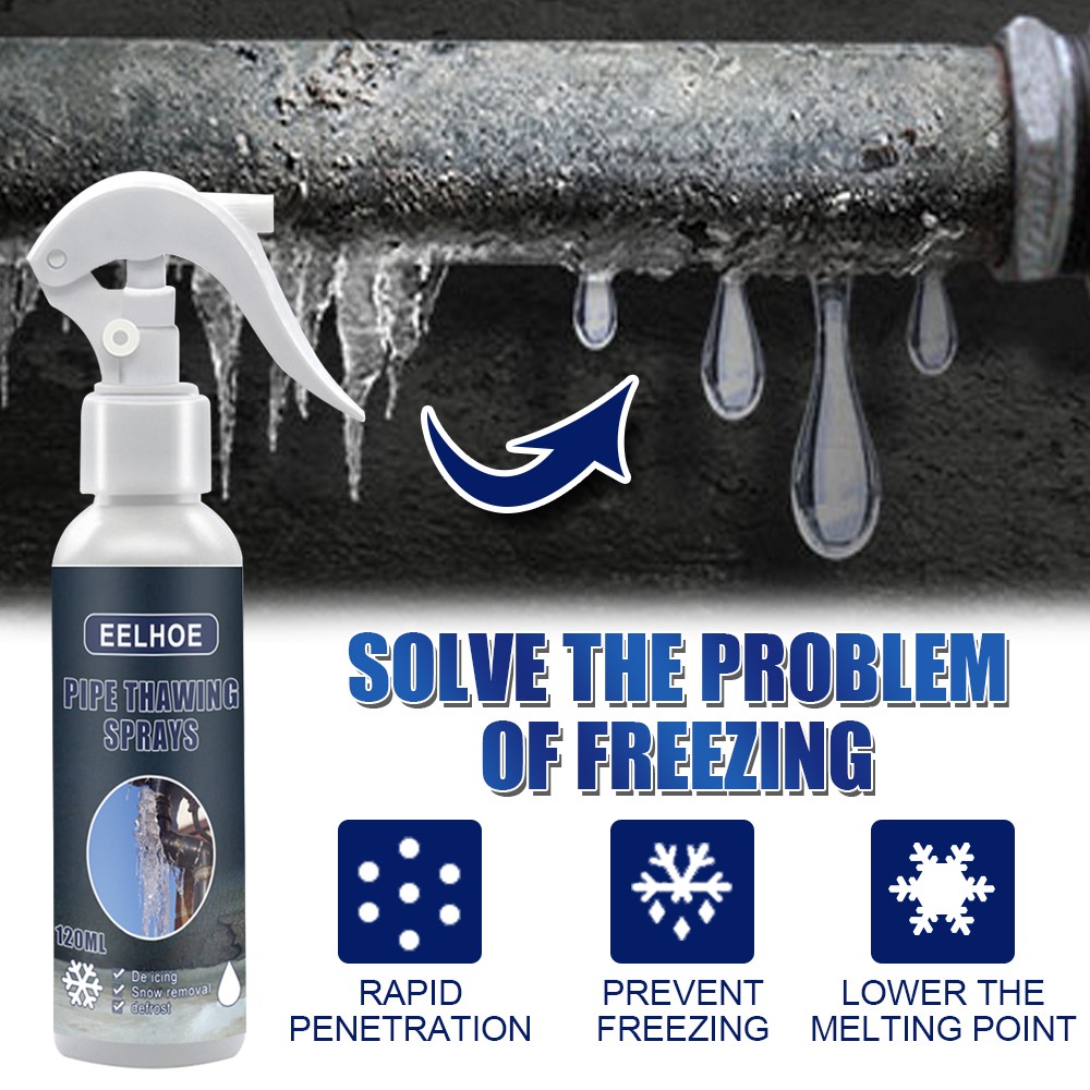 Guvpev Pipe Thawing Spray Deicer Deicing Thawing Antifreeze Ice