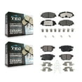 thumbnail image 1 of TEC Front Rear Ceramic Brake Pads Kit for Car Toyota Corolla Prius Prime KTC-100706, 1 of 10