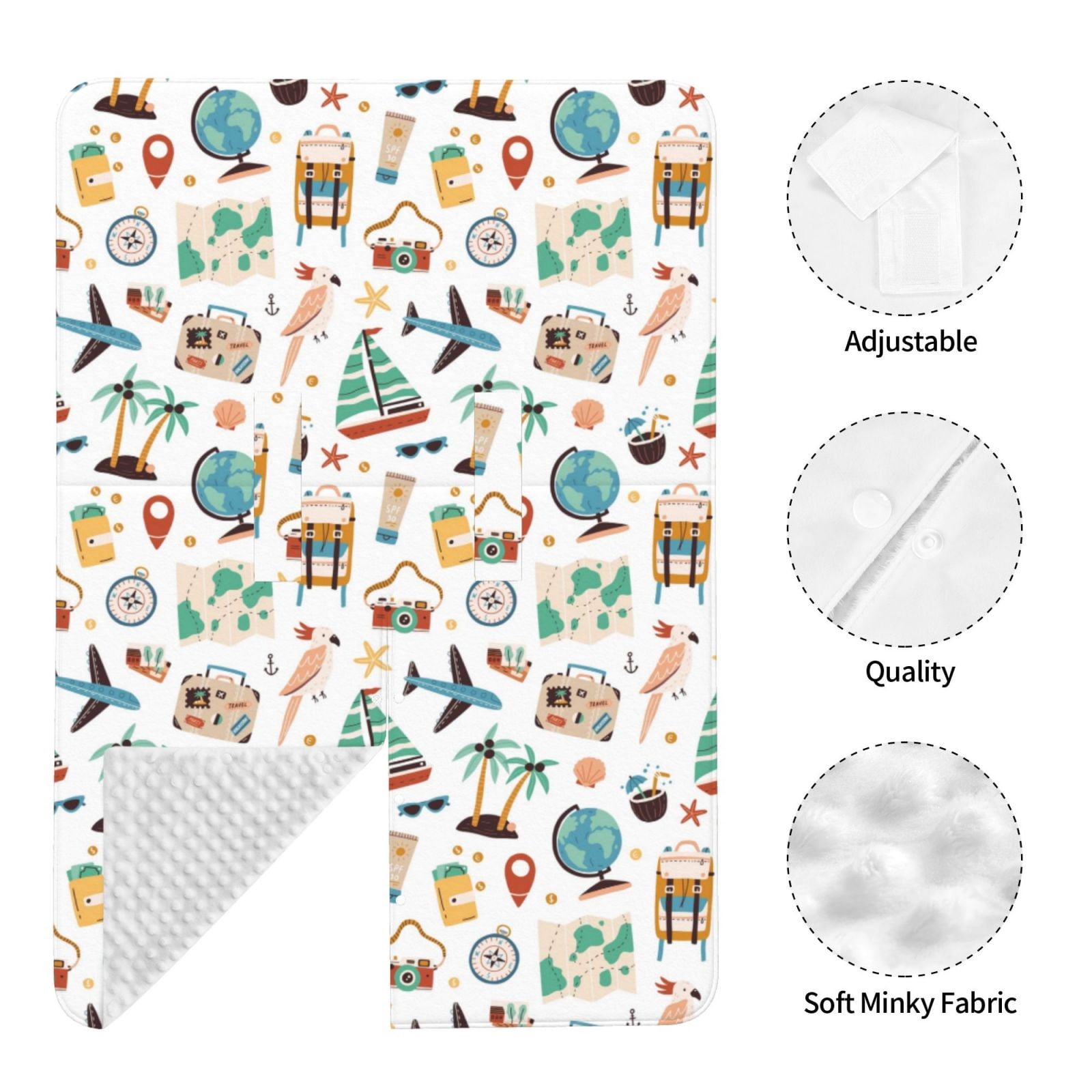 Naloa Travel1 Baby Car Seat Cover, Breathable Baby Carrier Cover, Multiuse Baby Carrier Cover & Nursing Breastfeeding Cover