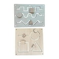 thumbnail image 1 of Busy Board,Montessori Busy Board Sensory Toys Wooden,Educational Learning Toys DIY Accessories Kids,Early Learning Toy Preschool Learning Activities,Education Skill Toys 2-3 Years Style C Salvador Dali tablero ocupado, 1 of 7