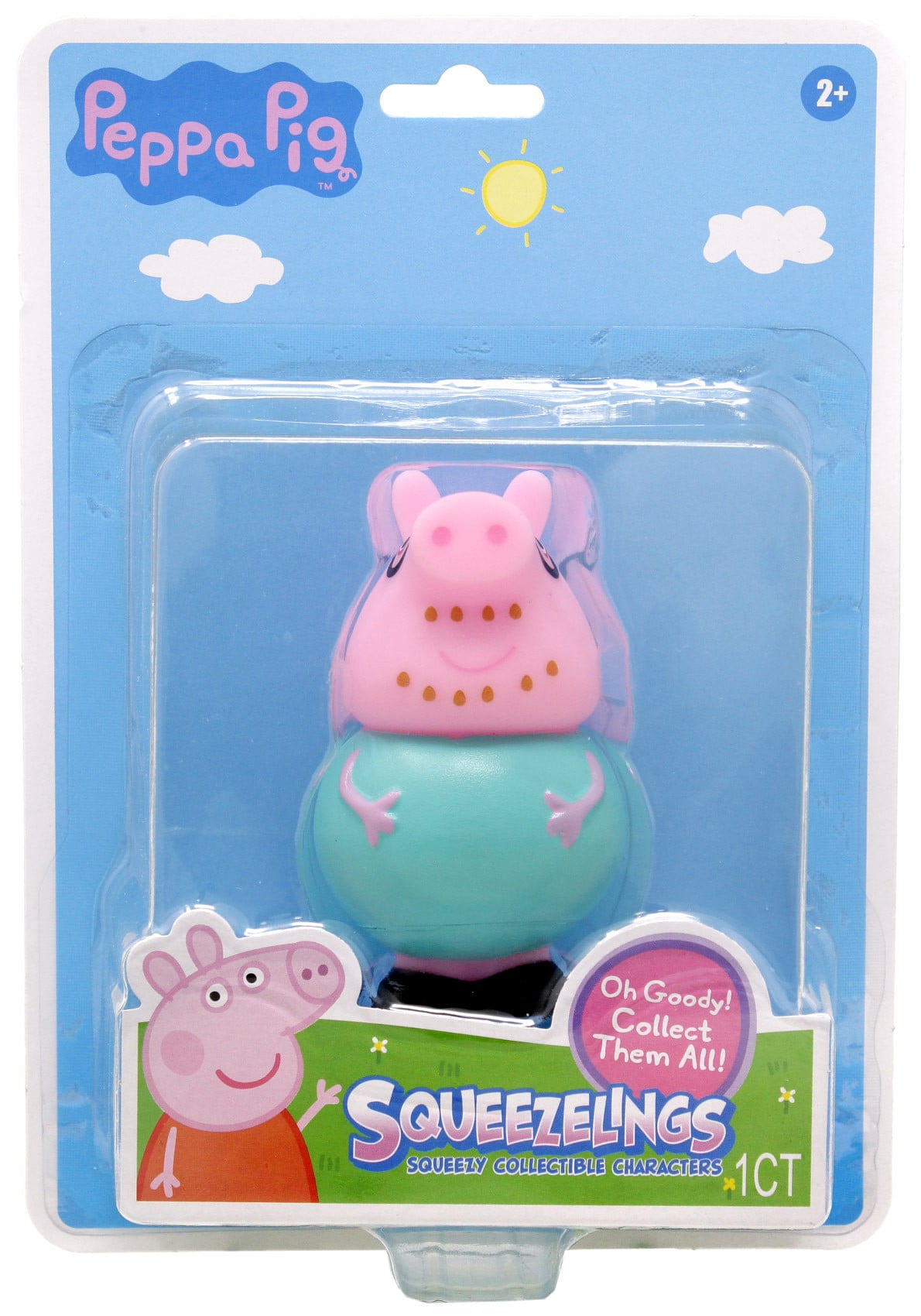 Peppa Pig Squeezelings Mommy Pig Vinyl FIgure (Muddy) - Walmart.com