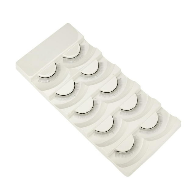 5 Pares de Pestañas Postizas Reutilizables, de Pestañas Postizas Hechas para Un exterior exterior exterior Natural, Y Fácil de utilizar Jinwen Pestañas falsas naturales