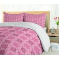 thumbnail image 5 of Ambesonne Abstract Duvet Cover Sets, Royal Flower Ornaments, 2-King, Pink Pale Pink, 5 of 7