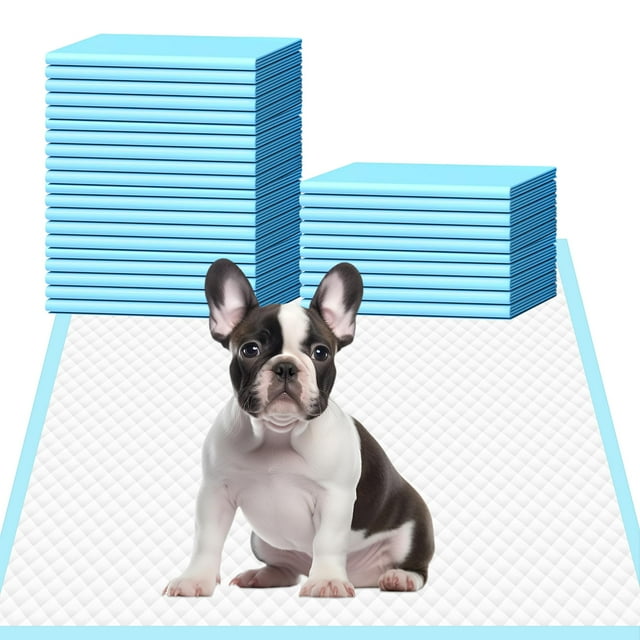Almohadillas para orinar para perros HEPPYPLUS, 30 unidades, 56 x 58 cm, superabsorbentes