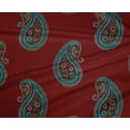 thumbnail image 4 of oneOone Polyester Lycra Fabric Paisley Block Print Fabric By Yard 56 Inch Wide, 4 of 4