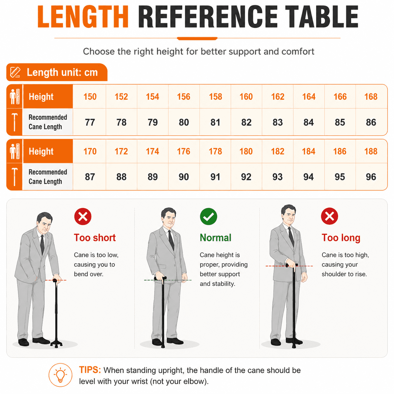 MoonSun Foldable Walking Cane for Seniors, Adjustable Aluminum Walking Cane with Quad Base, LED Light, Wrist Strap, Portable Folding Cane for Men & Women