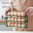 thumbnail image 1 of Caja de almacenamiento de huevos, puerta lateral del refrigerador, estante de almacenamiento, almacenamiento de cocina reversible, soporte para huevos, caja de conservación, caja para huevos, 1 of 4