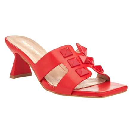 

Womens Heeled Sandals Open Toe Heels for Women Square Toe Mules For Women