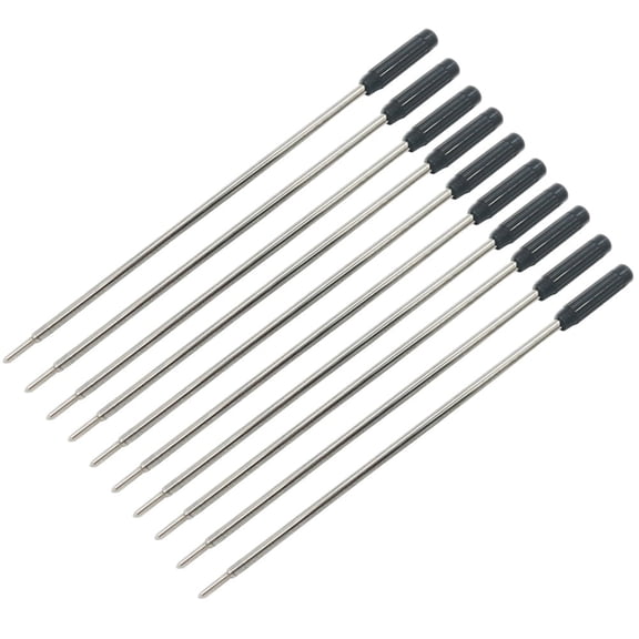 SkyAuks 20Pcs Ballpoint Pen Refills for Cross Pens Fine Point Pen Refill - Black Ink