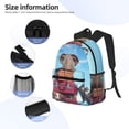 thumbnail image 5 of Lsque Elephant Sits Classic Casual Backpack - Large Capacity Water-Resistant Backpack for School, Work, Travel, and Outdoor Activities, 5 of 8