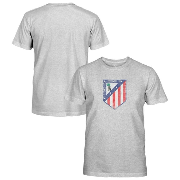 Youth-1863FC Heather Gray Atletico de Madrid Short Sleeve T-Shirt