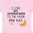 thumbnail image 4 of Inktastic I Love My Godfather to the Moon and Back Boys or Girls Baby Bodysuit, 4 of 5