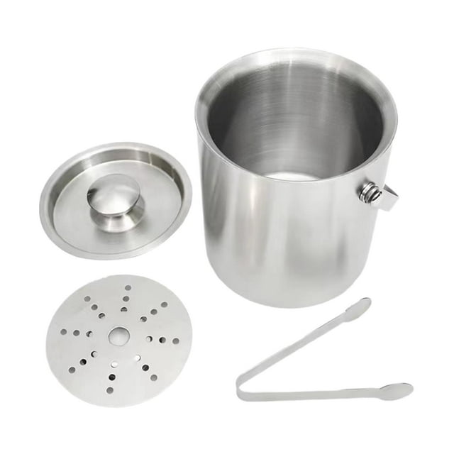 DOLITY Seau à Glace avec Couvercle pour Fêtes Réunions Familiales Restaurant 2.0L