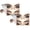 C, variant on Fashion 4-in-1 Four-Color Rotating Ball-Point Eyebrow Pencil with Highlighter, Blonde Shades, Waterproof, Sweat-Proof, Smooth Application, Three-Dimensional, Natural Look, Women, 0.07oz, 1pc 1PC*1