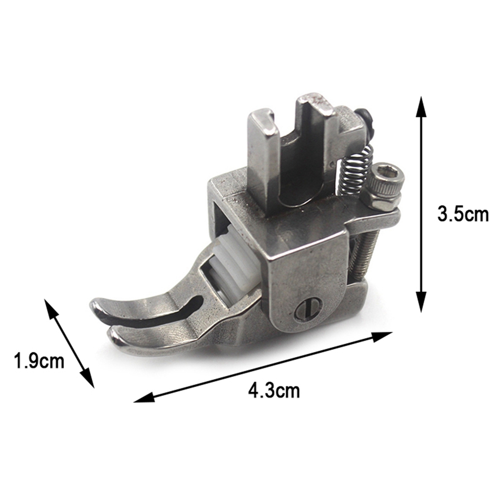 Onever Industrial Sewing Foot Adjustable Iron Teeth sewing foot pedal Gear Steel Roller Presser