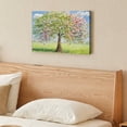 thumbnail image 6 of Colorful Tree of Life Canvas Wall Art, Textured Palette Knife Abstract Nature Painting for Home Decor, Framed & Ready to Hang for Living Room Bedroom Bathroom, 6 of 7