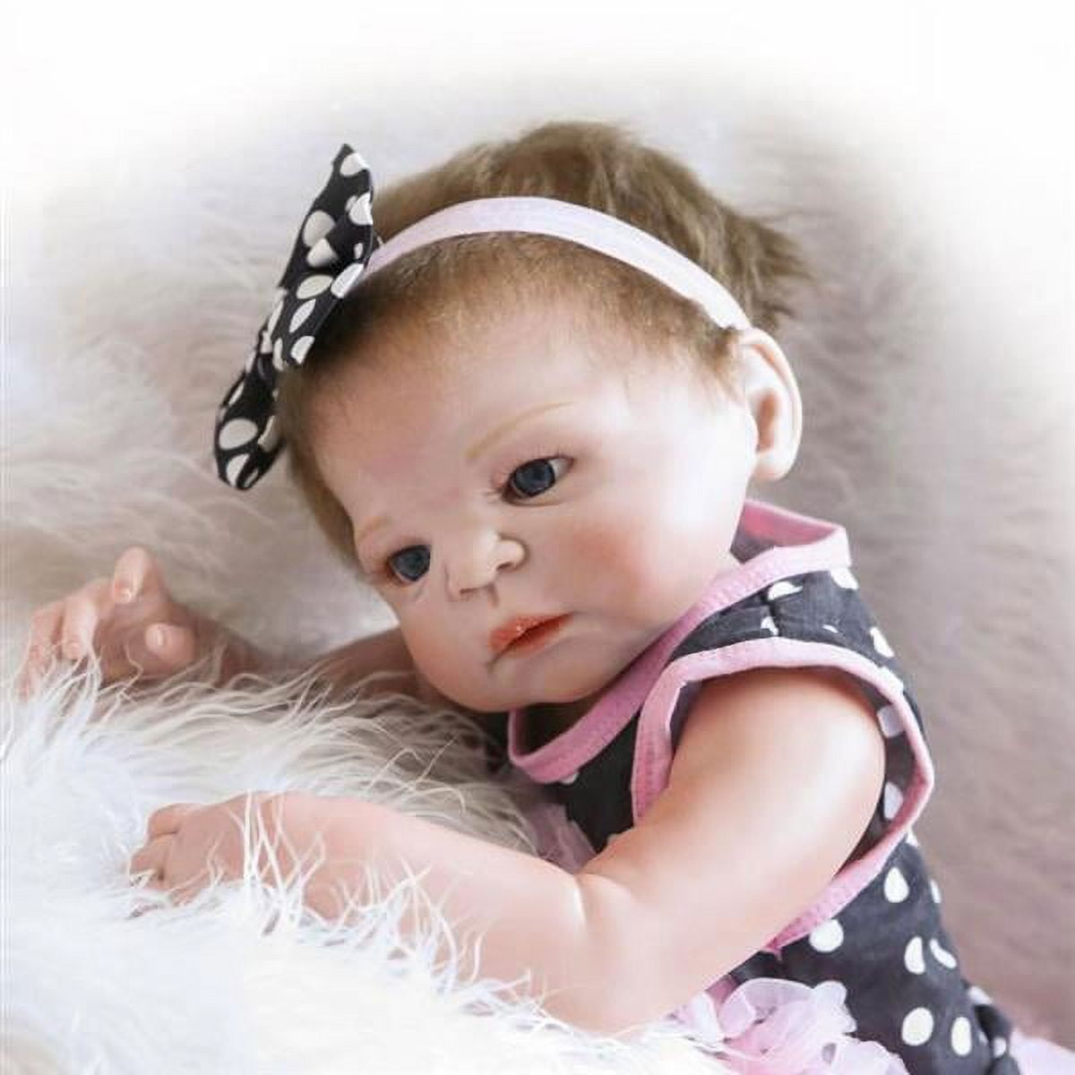 Spencer Realistic 22 Reborn Baby Doll Full Body Silicone Vinyl Handmade  Sleeping Girl