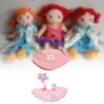 thumbnail image 1 of Accesorios para disfraces de muñecas CUTICAT trajes de Ropa hechos a mano para muñecos de peluche de 15 cm Rosa 3 piezas, 1 of 8