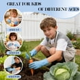 thumbnail image 4 of Greenpod Kids Disposable Gloves for 3-8 Years, 5Mil Blue Nitrile Gloves with Latex-Free and Powder-Free, Durable and Protective for Work, Cleaning, Cooking, Gardening (XS,100PCS), 4 of 7