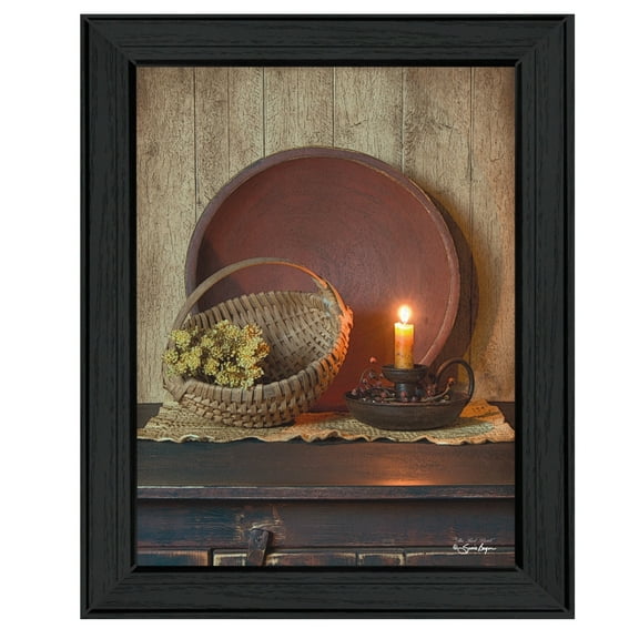 The Red Bowl By Susan Boyer Printed Framed Wall Art Wood Multi-Color