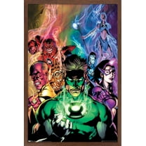 DC Comics - The Green Lantern - Blackest Night Wall Poster, 14.725" x 22.375", Framed