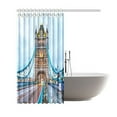 thumbnail image 2 of WOPOP Great Britain London Shower Curtain, Tower Bridge Polyester Fabric Shower Curtain Bathroom Sets 66x72 Inches, 2 of 3