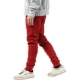 thumbnail image 3 of Ma Croix Men's Premium Slim Fit Fleece Jogger Sweatpants with Elastic Bottom, 3 of 8