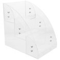 thumbnail image 3 of Transparent Makeup Organizer Box for Storage with 3-Tier Acrylic Design, 3 of 4