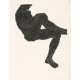 thumbnail image 3 of Reijer Stolk 19x24 Black Modern Framed Museum Art Print Titled - Anatomical Study of the Leg and Arm Muscles of a Man in Silhouette (1906), 3 of 5