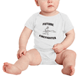thumbnail image 2 of Future Firefighter Cute Baby Clothing Bodysuits Boy Girl Unisex, 2 of 5