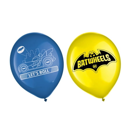 Amscan Bat Wheels Latex Balloons (6ct)