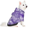 thumbnail image 2 of Haiem Snowflakes for Winter Dog Hoodie Sweatshirts with Pockets Warm Dog Clothes for Small Dogs Chihuahua-X-Small, 2 of 7