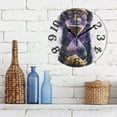 thumbnail image 3 of Hourglass and Forest Wall Clock 10 inch Non-Ticking Easy to Read Decorative Clocks for Home Bedroom Living Room, 3 of 8
